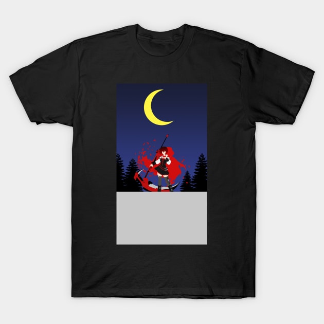 Red Like Roses T-Shirt by RezhaHardrocker